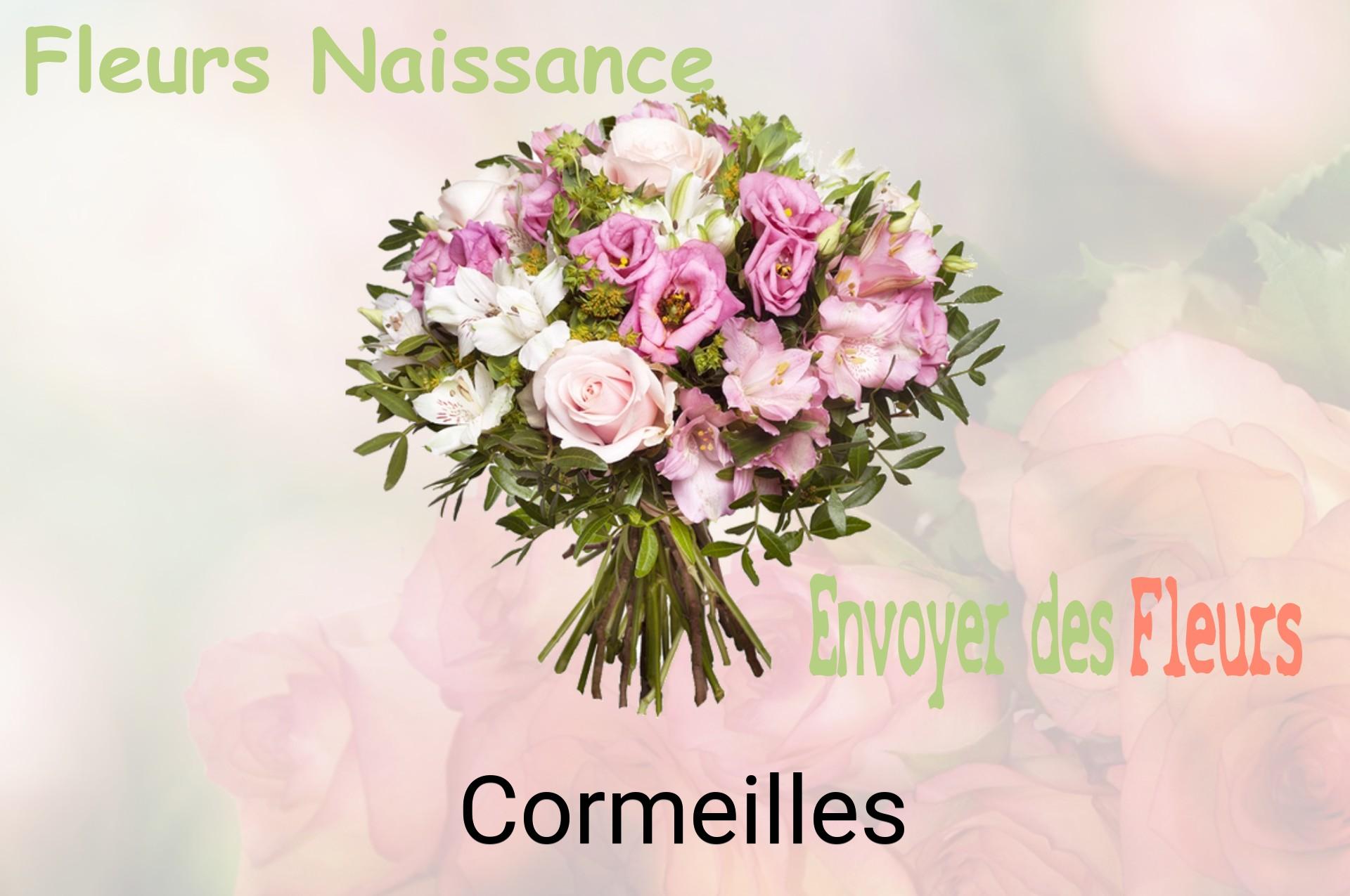 Bouquet de fleurs de naissance livré à Cormeilles